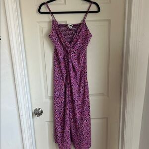 H&M Purple Floral Maxi Dress